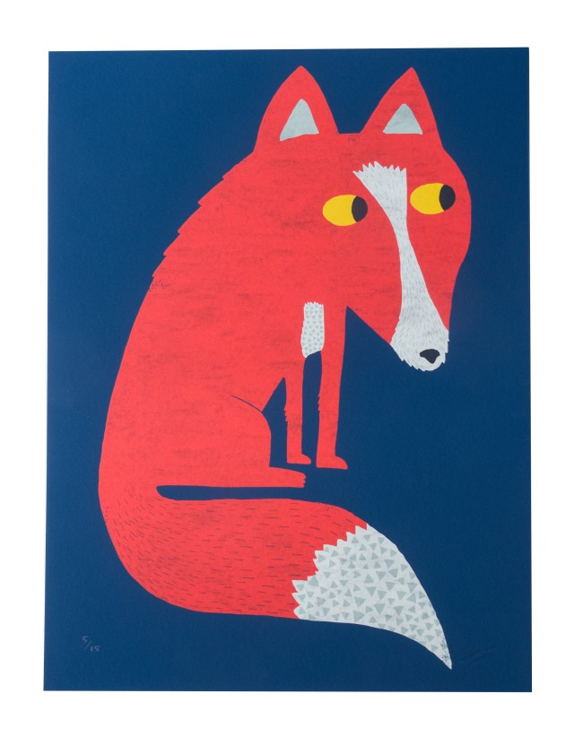 £30 FOX PRINT DAN WALTERS