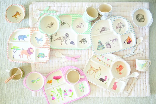 5PC Sets_Bamboo Dinnerware_birds eye