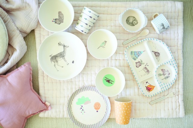 Bamboo Dinnerware_birds eye